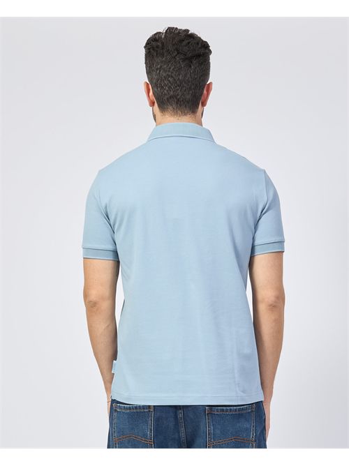 Polo Armani Exchange slim fit in piqué elasticizzato ARMANI EXCHANGE | 8NZF91-ZJ81ZU9287